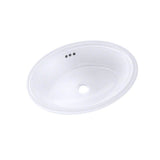 TOTO - Toto Dartmouth 17-1/4'' X 12-7/8'' Oval Undermount Bathroom Sink, Cotton White - Cotton White