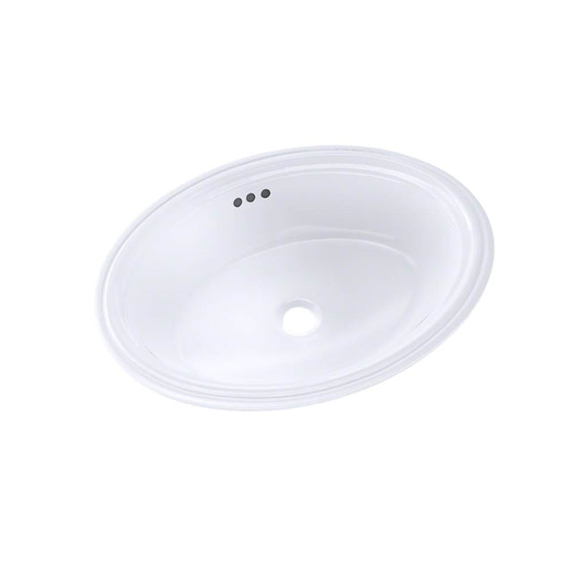 TOTO - Toto Dartmouth 17-1/4'' X 12-7/8'' Oval Undermount Bathroom Sink, Cotton White - Cotton White