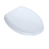 TOTO Traditional SoftClose Slow Close Elongated Toilet Seat and Lid, Cotton White