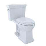 TOTO Promenade II 1G One-Piece Elongated 1.0 GPF Universal Height Toilet with CEFIONTECT, Cotton White