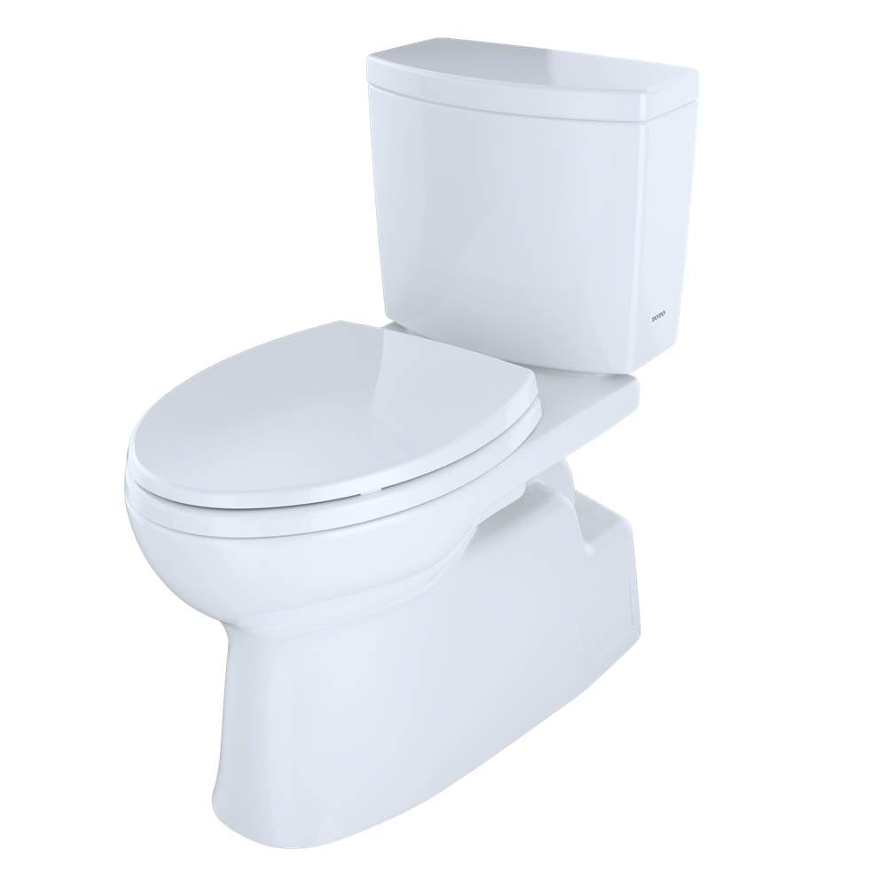 Toto Vespin II 1G Two-Piece Elongated 1.0 Gpf Universal Height Skirted Design Toilet With Cefiontect, Cotton White