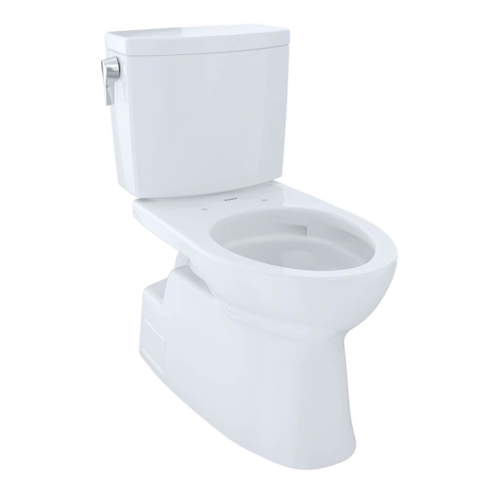 Toto Vespin II 1G Two-Piece Elongated 1.0 Gpf Universal Height Skirted Design Toilet With Cefiontect, Cotton White