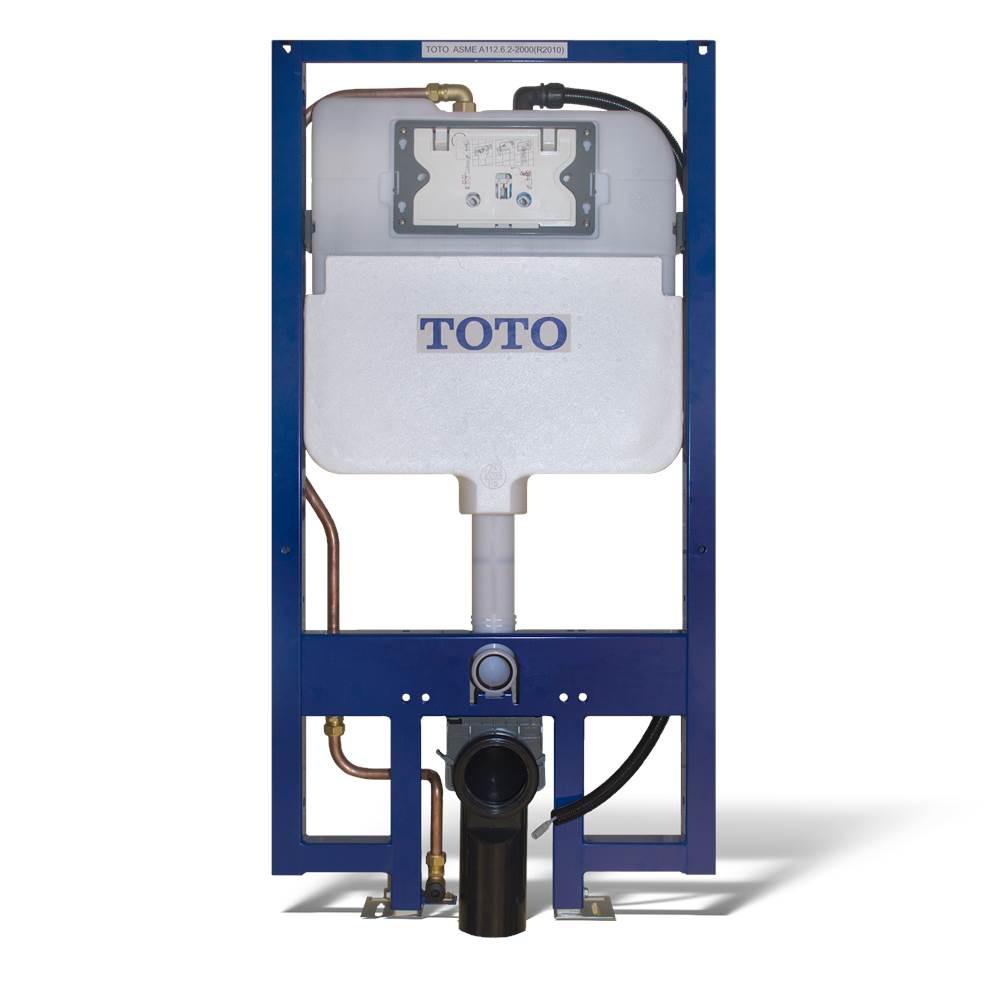 Toto Duofit In-Wall Dual Flush 1.28 And 0.9 Gpf Tank System With Washlet+ Auto Flush Ready Copper Supply Line