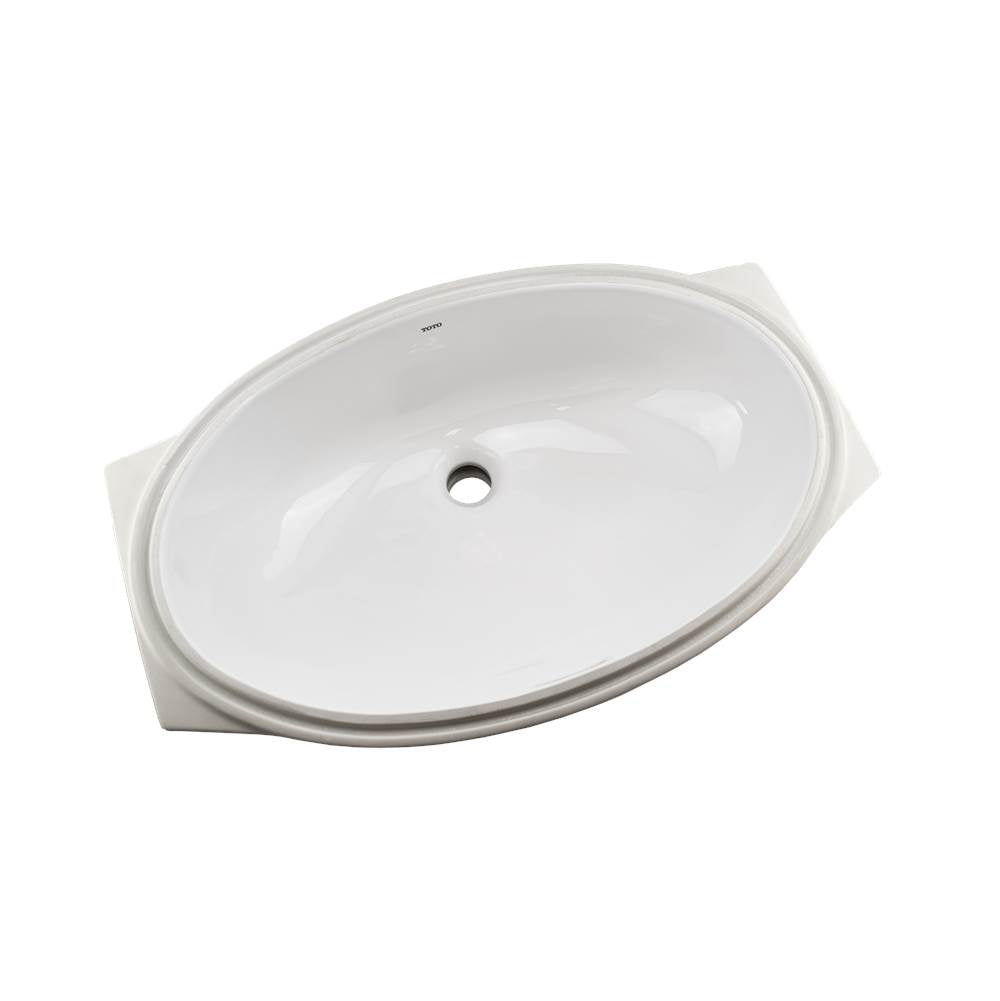 TOTO - Toto 24'' Oval Undermount Bathroom Sink With Cefiontect, Cotton White - Cotton White