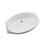 TOTO - Toto 24'' Oval Undermount Bathroom Sink With Cefiontect, Cotton White - Cotton White