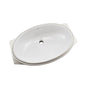 TOTO - Toto 24'' Oval Undermount Bathroom Sink With Cefiontect, Cotton White - Cotton White