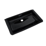 TOTO - Toto Rectangular Undermount Bathroom Sink, Ebony - Ebony