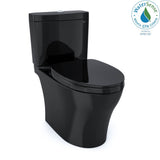 TOTO - TOTO Aquia IV WASHLET+ Two-Piece Elongated Dual Flush 1.28 and 0.9 GPF Toilet, Ebony - Ebony