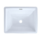 Toto Promenade Rectangular Undermount Bathroom Sink, Cotton White