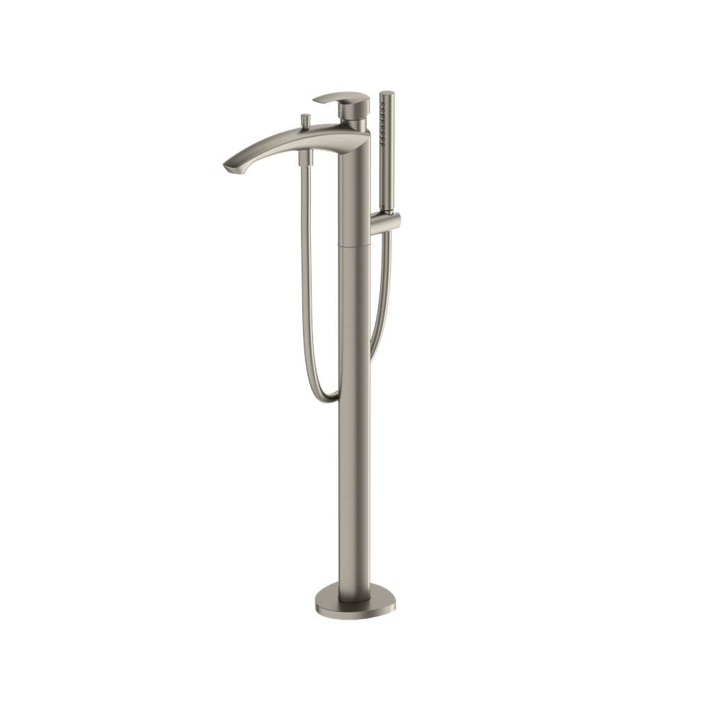 Toto Gm Single-Handle Free Standing Tub Filler With Handshower, Brushed Nickel