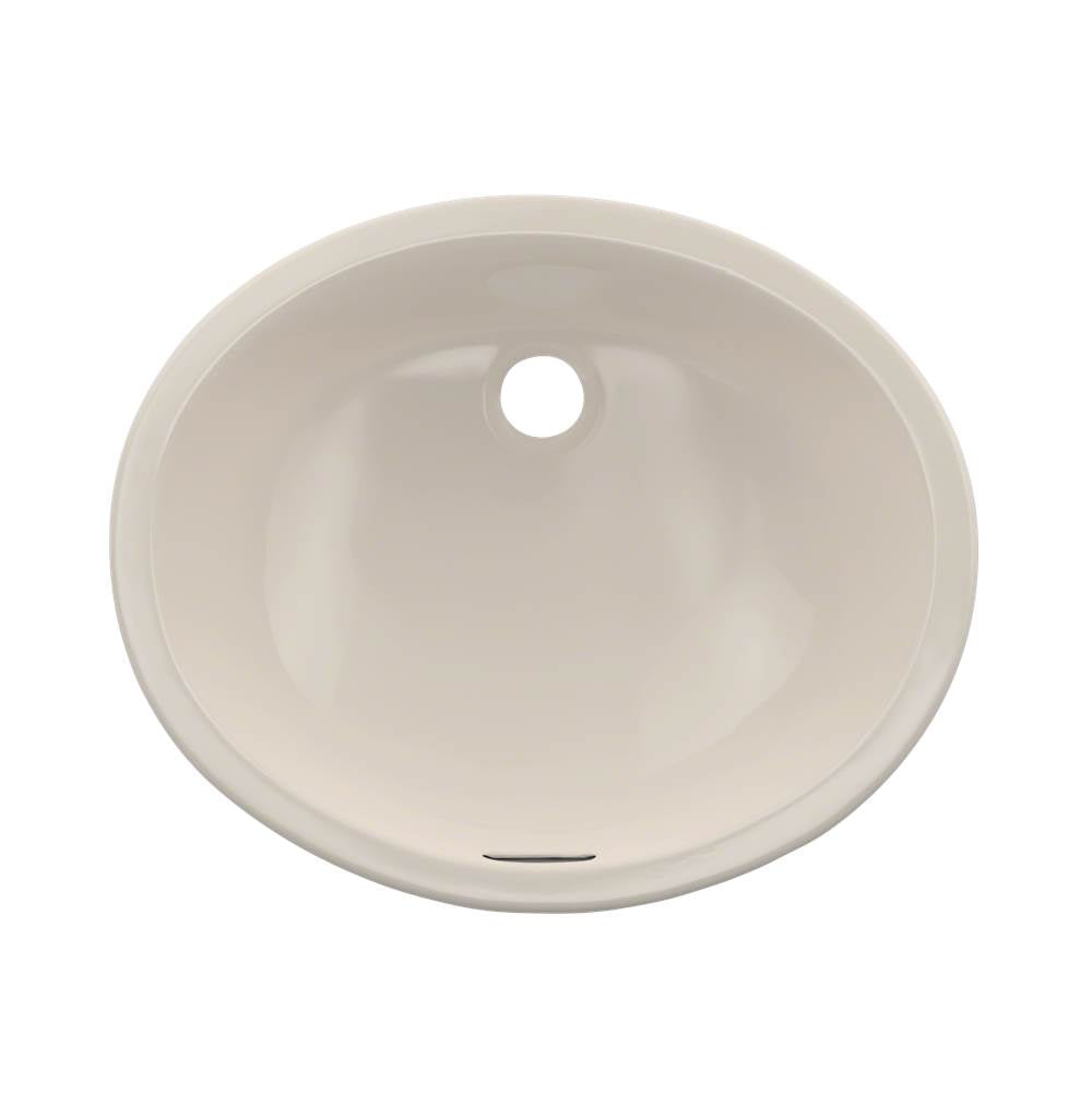 Toto Rendezvous Oval Undermount Bathroom Sink With Cefiontect, Cotton White
