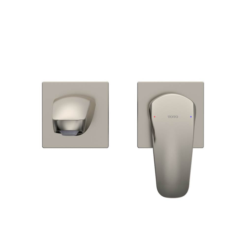 Toto Gm 1.2 Gpm Wall-Mount Single-Handle Bathroom Faucet With Comfort Glide Technology, Brushed Nickel
