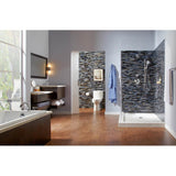 Toto SilasE Two-Handle Deck-Mount Roman Tub Filler Trim With Handshower, Polished Chrome