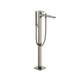 Toto Ge Single-Handle Free Standing Tub Filler With Handshower, Brushed Nickel
