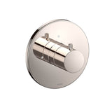 TOTO - Toto Round Volume Control Valve Shower Trim, Polished Nickel - Polished Nickel