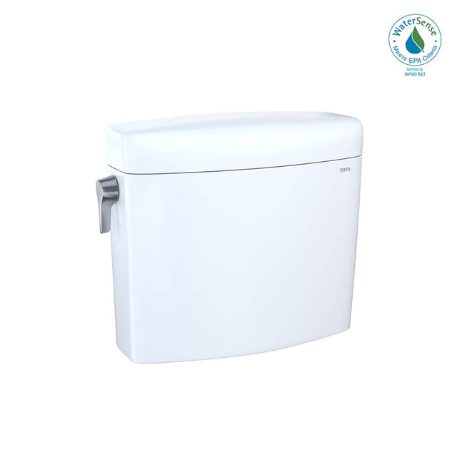 TOTO - Toto Aquia Iv Cube Dual Flush 1.28 And 0.9 Gpf Toilet Tank Only With Washlet+ Auto Flush Compatibility, Cotton White - Cotton White