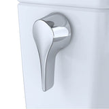 Toto Vespin II 1G Two-Piece Elongated 1.0 Gpf Universal Height Skirted Design Toilet With Cefiontect, Cotton White