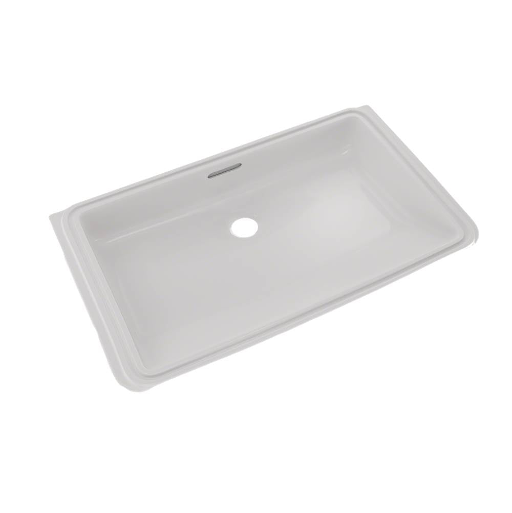 TOTO - Toto Rectangular Undermount Bathroom Sink With Cefiontect, Colonial White - Colonial White