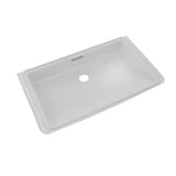 TOTO - Toto Rectangular Undermount Bathroom Sink With Cefiontect, Colonial White - Colonial White