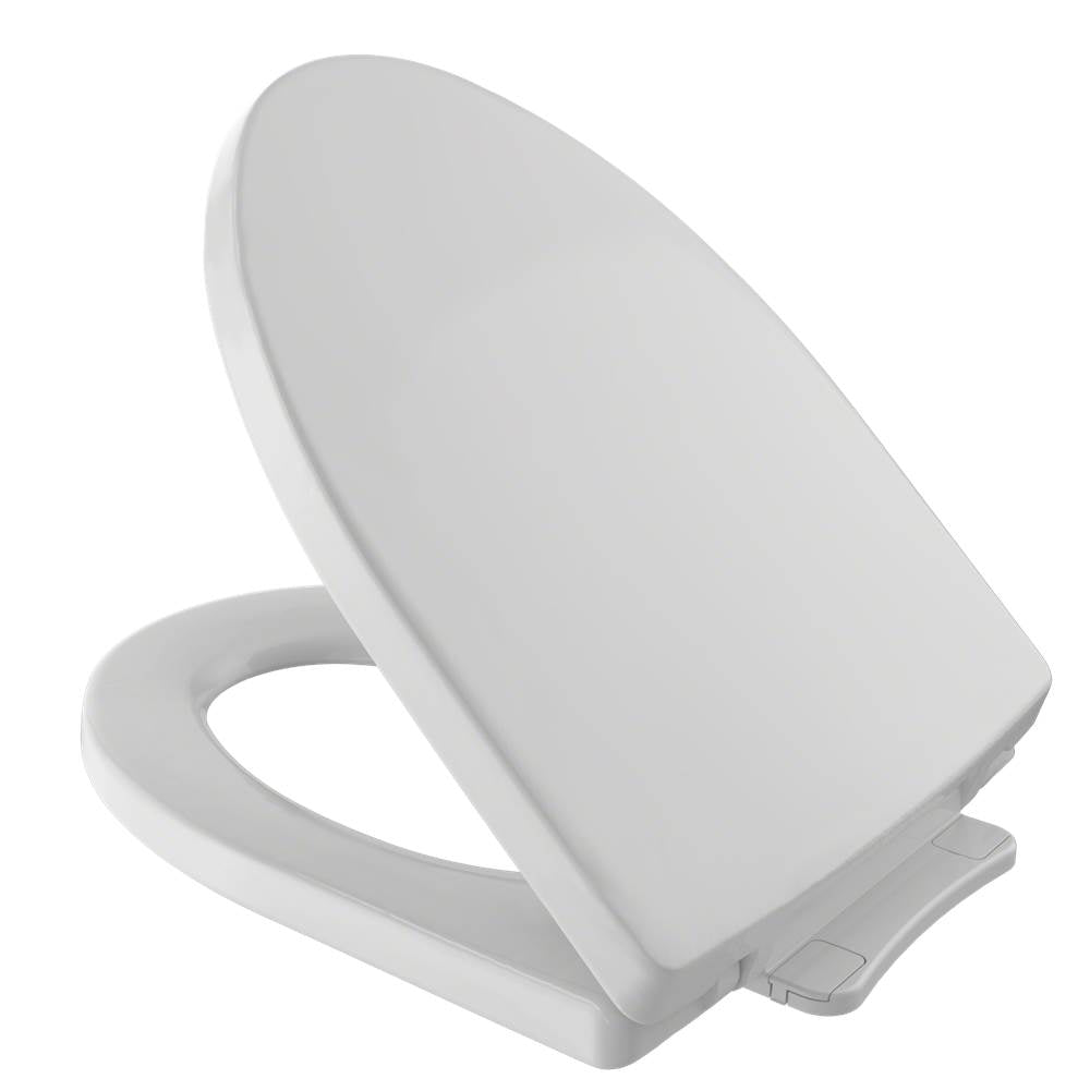 TOTO - TOTO Soir1/2e SoftClose Slow Close Elongated Toilet Seat and Lid, Colonial White - Colonial White