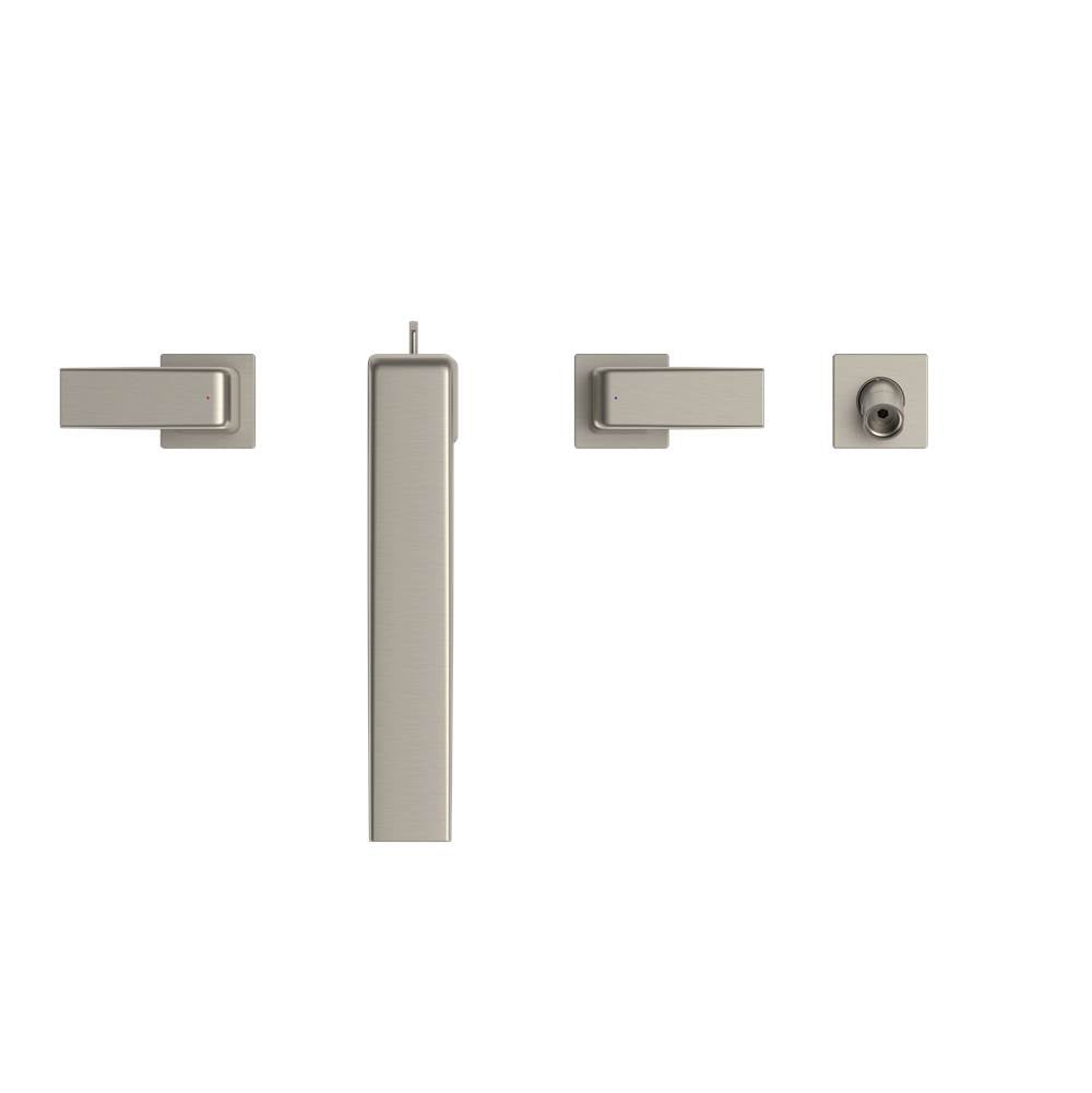 Toto Gb Two-Handle Deck-Mount Roman Tub Filler Trim With Handshower, Brushed Nickel