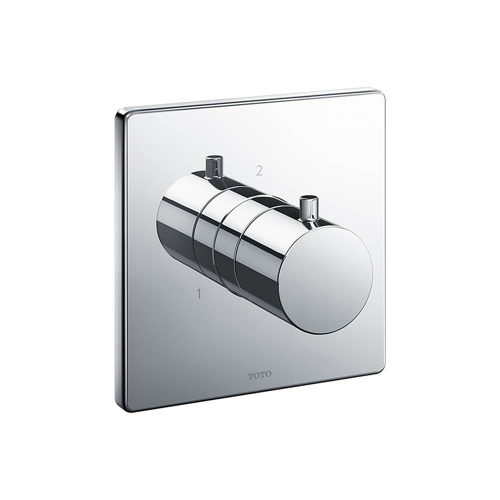 TOTO - Toto Square Two-Way Diverter Shower Trim, Polished Chrome - Polished Chrome