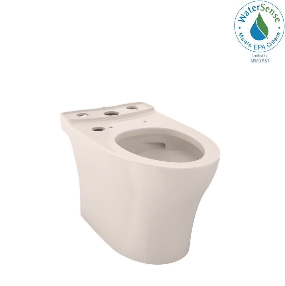 TOTO - Toto Aquia Iv Washlet+ Elongated Skirted Toilet Bowl With Cefiontect, Sedona Beige - Sedona Beige