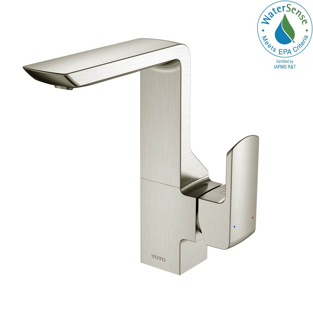 TOTO - Toto Gr Series 1.2 Gpm Single Side Handle Bathroom Sink Faucet With Comfort Glide Technology And Drain Assembly, Brushed Nickel - Brushed Nickel