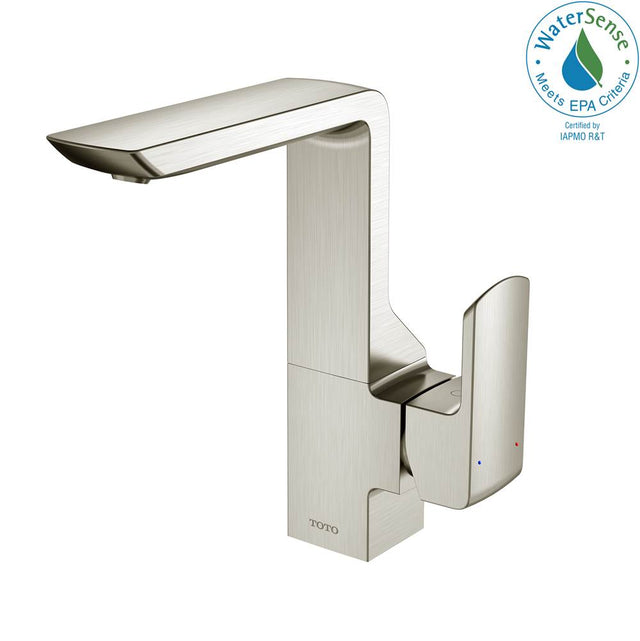 TOTO - Toto Gr Series 1.2 Gpm Single Side Handle Bathroom Sink Faucet With Comfort Glide Technology And Drain Assembly, Brushed Nickel - Brushed Nickel