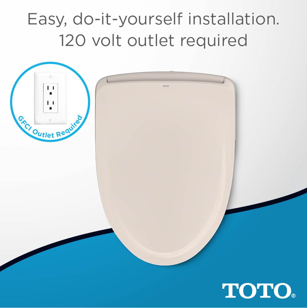 Toto Washlet S550E Electronic Bidet Toilet Seat With Ewater+ Bowl And Wand Cleaning And Auto Open And Close Classic Lid, Elongated, Sedona Beige