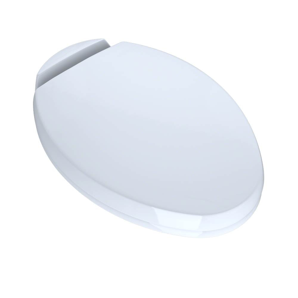 TOTO Oval SoftClose Slow Close Elongated Toilet Seat and Lid, Cotton White