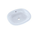 TOTO - Toto MarisE 17-5/8'' X 14-9/16'' Oval Undermount Bathroom Sink With Cefiontect, Cotton White - Cotton White