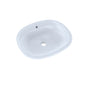 TOTO - Toto MarisE 17-5/8'' X 14-9/16'' Oval Undermount Bathroom Sink With Cefiontect, Cotton White - Cotton White