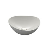 TOTO - Toto  Kiwami Asymmetrical Vessel Bathroom Sink With Cefitontect, Cotton White - Cotton White