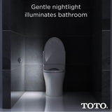 Toto Washlet S550E Electronic Bidet Toilet Seat With Ewater+ Bowl And Wand Cleaning And Auto Open And Close Classic Lid, Elongated, Sedona Beige