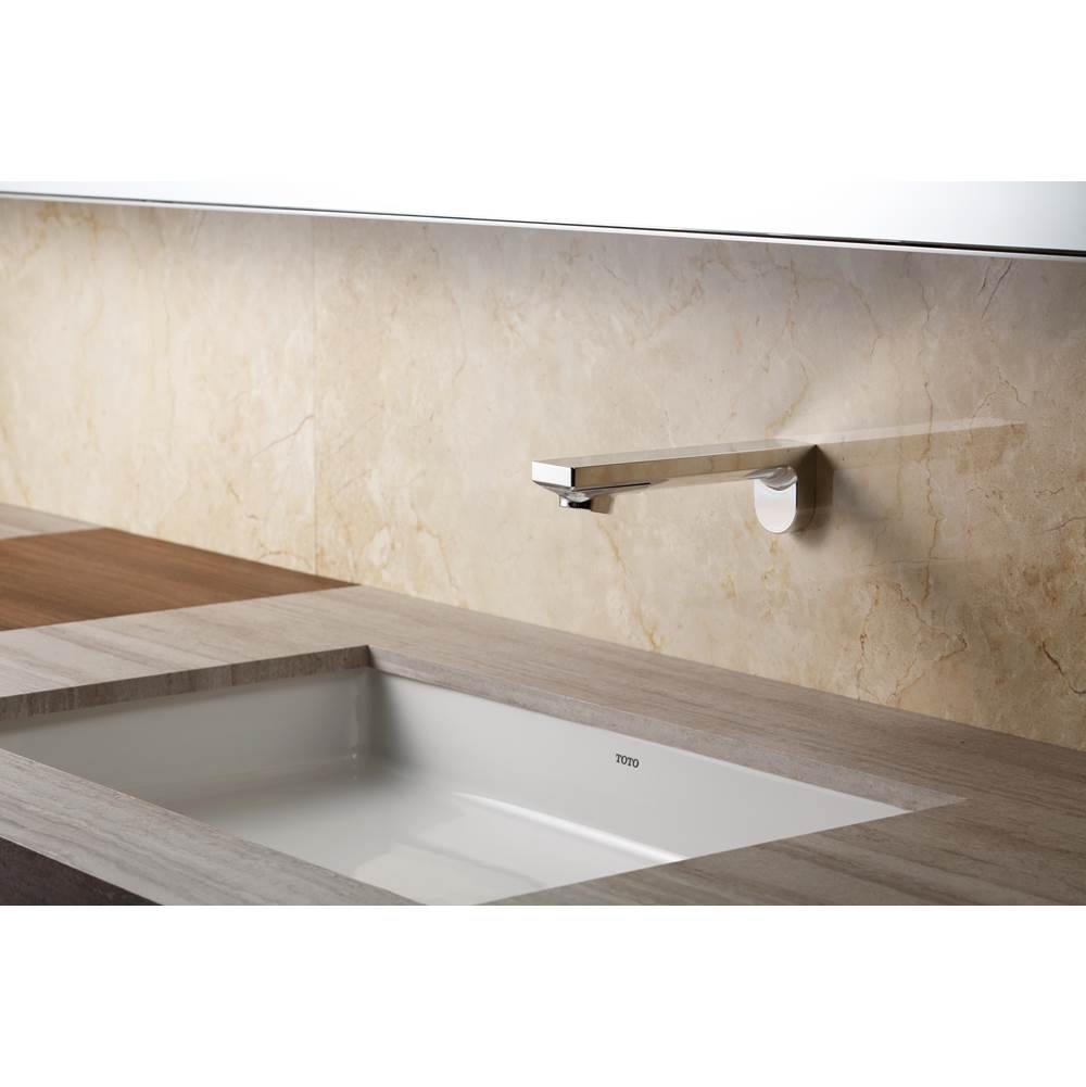 Toto Libella Wall-Mount Ecopower 0.35 Gpm Electronic Touchless Sensor Bathroom Faucet, Polished Chrome