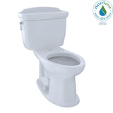 TOTO - Toto Eco Dartmouth Two-Piece Elongated 1.28 Gpf Universal Height Toilet, Cotton White - Cotton White