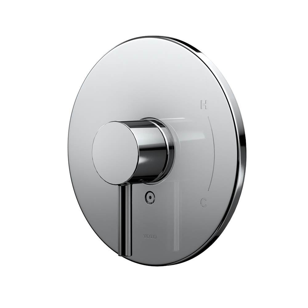 TOTO - Toto Round Pressure Balance Valve Shower Trim, Polished Chrome - Polished Chrome