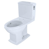 Toto Connelly Two-Piece Elongated Dual-Max 1.28 And 0.9 Gpf Universal Height Toilet With Cefiontect And Right Lever, Colonial White