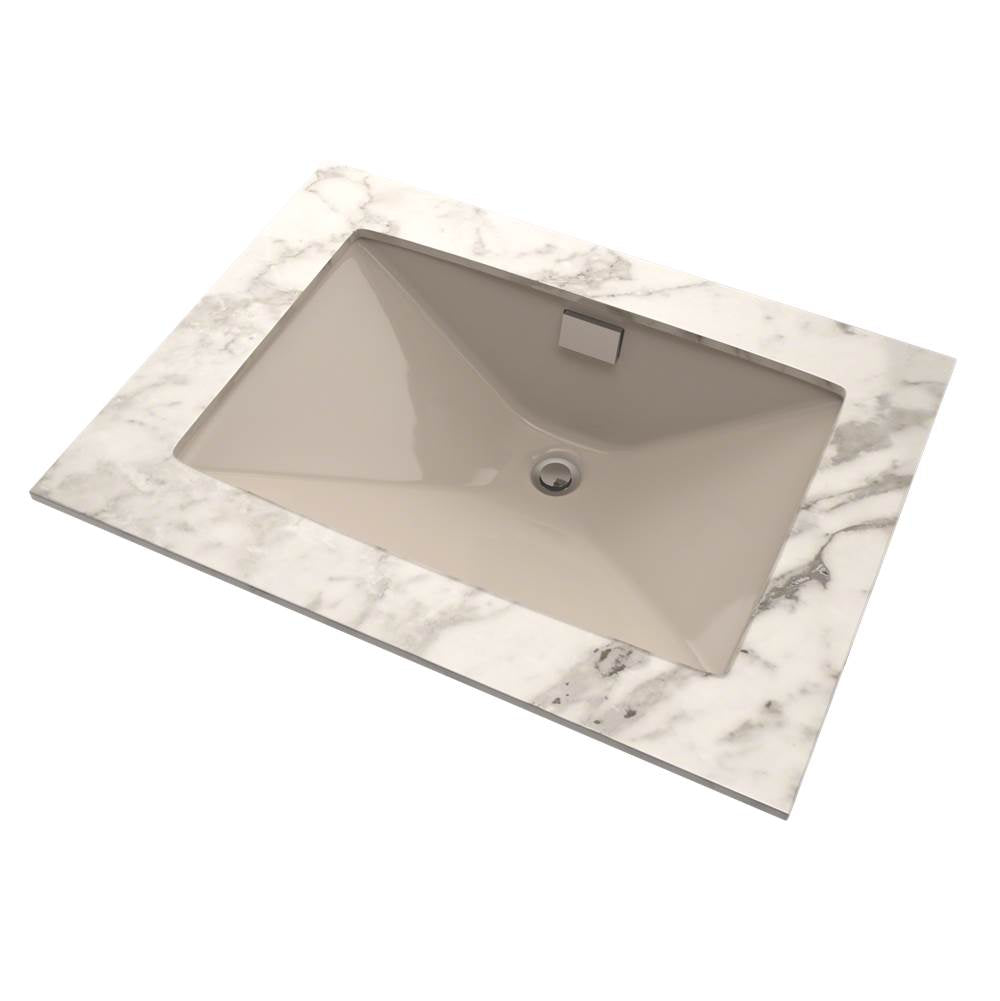 Toto Lloyd Rectangular Undermount Bathroom Sink, Cotton White