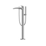 Toto Gm Single-Handle Free Standing Tub Filler With Handshower, Brushed Nickel