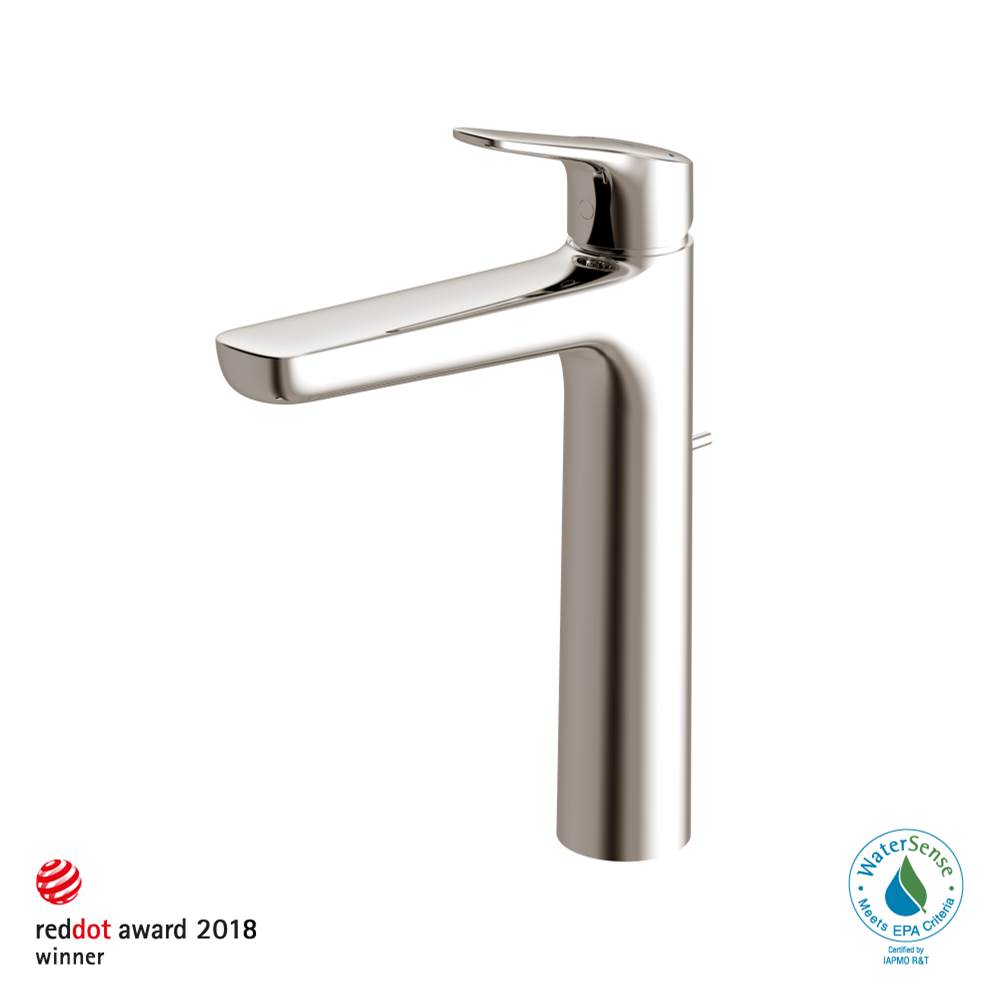 TOTO - Toto Gs Series Single Handle Bathroom Faucet For Vessel Sink With Comfort Glide Technology And Drain Assembly, Polished Nickel - Polished Nickel