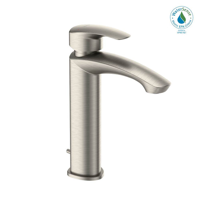 TOTO - Toto Gm 1.2 Gpm Single Handle Semi-Vessel Bathroom Sink Faucet With Comfort Glide Technology, Brushed Nickel - Brushed Nickel