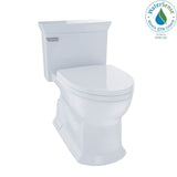 TOTO - TOTO Eco Soir1/2e One Piece Elongated 1.28 GPF Universal Height Skirted Toilet with CEFIONTECT, Cotton White - Cotton White
