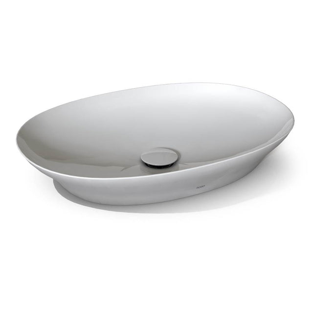 TOTO - Toto Kiwami Oval 24 Inch Vessel Bathroom Sink With Cefiontect, Clean Matte - Clean Matte