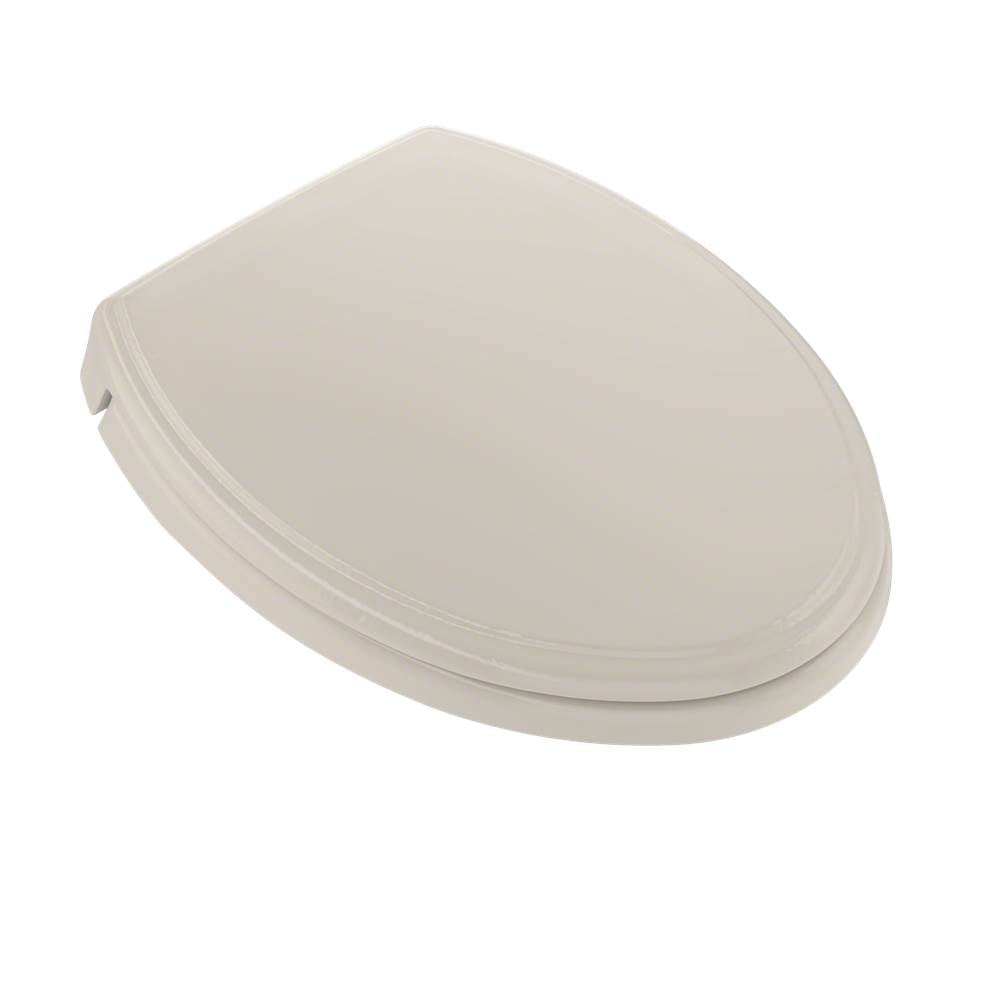 TOTO Traditional SoftClose Slow Close Elongated Toilet Seat and Lid, Cotton White