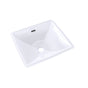TOTO - Toto Legato Rectangular Undermount Bathroom Sink With Cefiontect, Cotton White - Cotton White