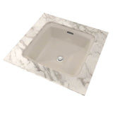 Toto ConnellyE Square Undermount Bathroom Sink With Cefiontect, Cotton White