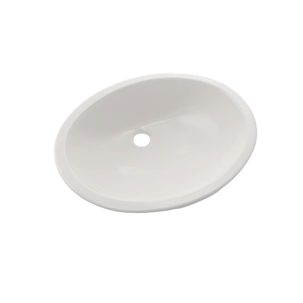 TOTO - Toto Rendezvous Oval Undermount Bathroom Sink With Cefiontect, Colonial White - Colonial White