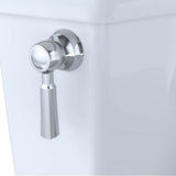 TOTO Promenade II One-Piece Elongated 1.28 GPF Universal Height Toilet with CEFIONTECT, Cotton White
